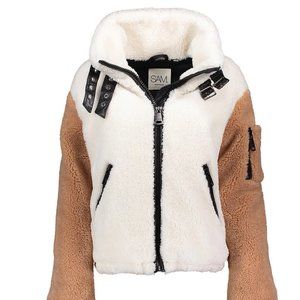 Sam. Denver Two-Tone Sherpa Jacket Size S